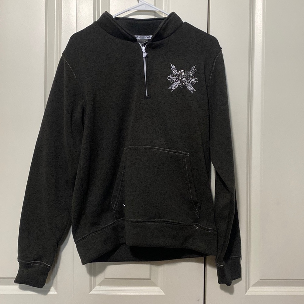 Black medium cowgirl hard wear zip up